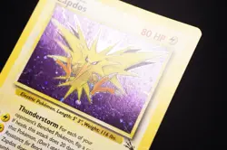 Pokemon TCG Zapdos Base Set 2 Holo Rare 15/62 English 2000 Basic Pokemon Card - Image 5