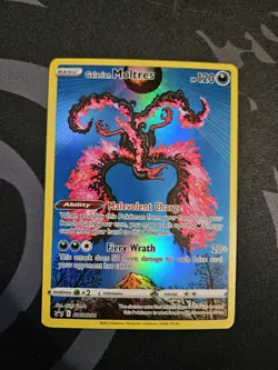 Galarian Moltres SWSH284 SWSH: Sword & Shield Promo Cards Holo NM - Image 1