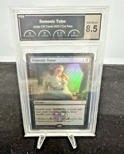 MTG English Demonic Tutor (J20) NM Foil Promos: Judge PCG 8.5NM+ - Image 1