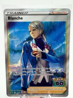 Blanche SWSH227 Full Art Trainer - POKEMON GO TCG Promo Card NM - Image 1