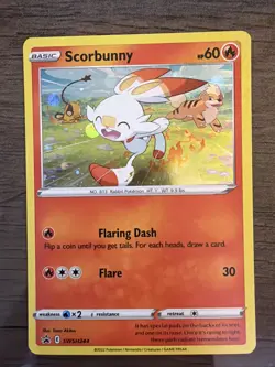 Scorbunny - (Cosmos Holo) SWSH244 SWSH: Sword & Shield Promo Cards Holo - Image 1