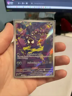 Pokemon TCG Gastly Illustration Rare Card 177/162 SV05: Temporal Forces- MT-NM - Image 3