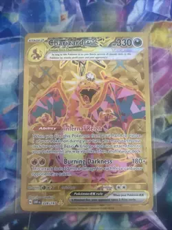 Pokemon TCG Charizard EX Hyper Rare Holo Card 228/197 Sv03: Obsidian Flames - Image 1