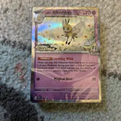 SEALED Pokemon TCG Lillie’s Ribombee Journey Together Prerelease 40-Card Deck - Image 1