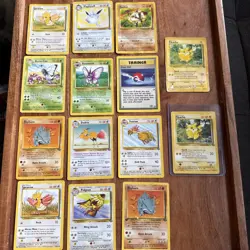 Pokemon 1999 Jungle 14 Card Lot Pikachu and More - Image 1