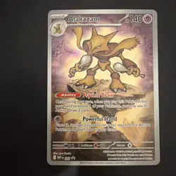 Alakazam - MEP009 - Full Art - Black Star Promo - Mega Evolutions - Card - NM/M - Image 1