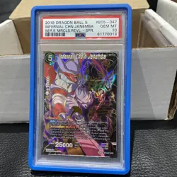 infernal chain janemba bt5-047 spr psa 10 dragon ball super card game dbs bgs - Image 4