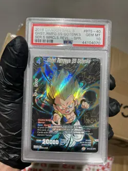 ghost rampage ss gotenks bt5-040 spr psa 10 dragon ball super card game dbs bgs - Image 1