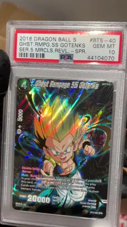 ghost rampage ss gotenks bt5-040 spr psa 10 dragon ball super card game dbs bgs - Image 2