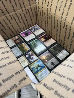 🧙17lbs+ 4200+ UNSEARCHED Magic The Gathering Bulk Lot LP/NM w/ Rares & Foils‼ - Image 3