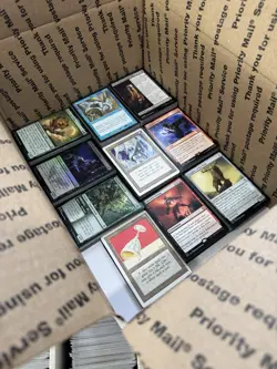 🧙17lbs+ 4200+ UNSEARCHED Magic The Gathering Bulk Lot LP/NM w/ Rares & Foils‼ - Image 4