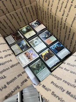 🧙17lbs+ 4200+ UNSEARCHED Magic The Gathering Bulk Lot LP/NM w/ Rares & Foils‼ - Image 5