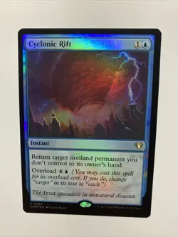MTG Magic the Gathering - Cyclonic Rift *FOIL* - Commander Masters - Image 1