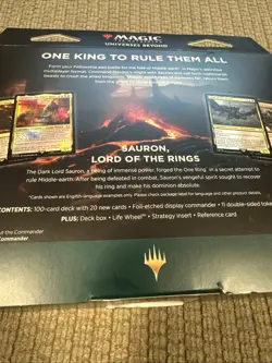 WOTC MTG LoTR Tales of Middle-Earth Commander Box - The Hosts Of Mordor Amazing! - Image 3