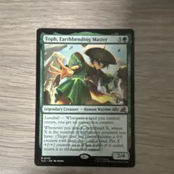 Magic: The Gathering Toph Earthbending Master Legendary 0145 Green 2/4 English … - Image 1