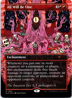 All Will Be One (Rainbow Foil) 1888 Secret Lair Drop Series NM MTG - Image 1