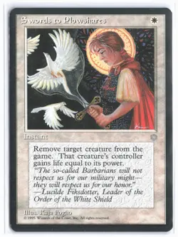 Magic: The Gathering Swords to Plowshares Ice Age Regular - Image 1