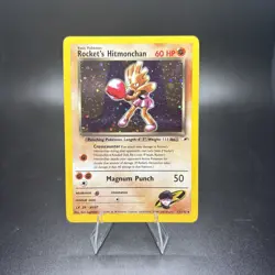 Rocket's Hitmonchan 11/132 Holo Rare Gym Heroes Pokemon Vintage NM -g - Image 1