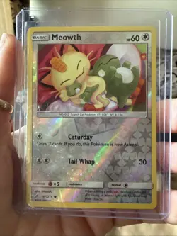 Meowth 147/214 Reverse Holo Pokemon Unbroken Bonds 2019 - Image 1