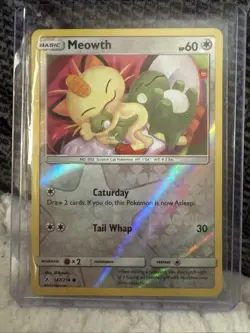 Meowth 147/214 Reverse Holo Pokemon Unbroken Bonds 2019 - Image 2