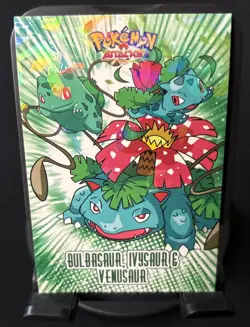 Bulbasaur Ivysaur Venusaur Cracked Ice Holo Pokemon 2024 Database Attacks Kanto - Image 1