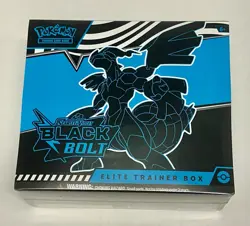 Pokemon TCG Scarlet & Violet Black Bolt Elite Trainer Box! NEW! SEALED! ETB! - Image 1