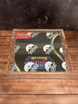 Pokemon TCG: Phantasmal Flames Factory Sealed Booster Box w/ Acrylic Case - Image 1