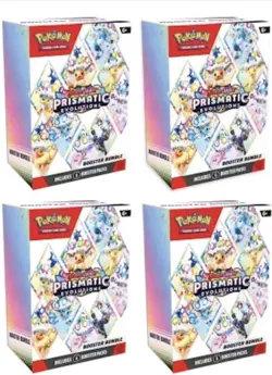 Prismatic Evolutions Booster Bundle LOT OF 4 Pokemon TCG *Order Confirmed* - Image 1