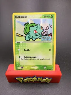 Bulbasaur Pokemon Crystal Guardians #45/100 Reverse Holo STAMP Pokemon Card NM - Image 1