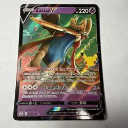 Pokemon TCG Celebrations Zacian V 16/25 Ultra Rare - Image 1