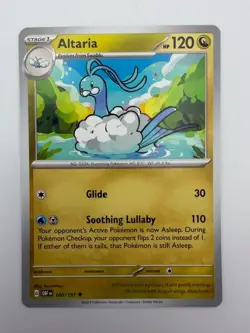 #160/197 Altaria Normal Uncommon - Pokemon TCG SV03: Obsidian Flames NM - Image 1