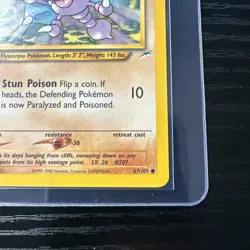 Gligar 1st Edition 67/105 Neo Destiny WOTC Vintage Pokemon - Image 5