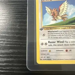 Lt. Surge’s Spearow 83/132 1st Edition Gym Heroes WOTC Vintage Pokemon - Image 2