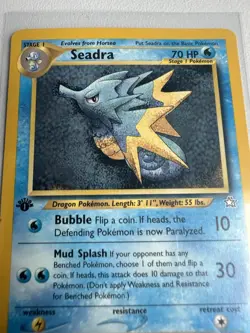 Seadra 48/111 1st Edition Neo Genesis WOTC Vintage Pokemon - Image 2