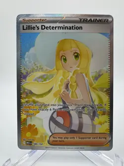 Pokemon TCG Lillie's Determination 184/132 ME01: Mega Evolution SIR - Image 1
