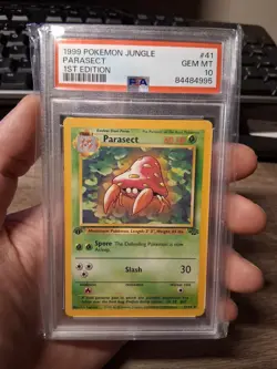 1999 Pokemon Jungle Parasect 1st Edition PSA 10 Gem Mint - Image 1