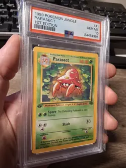 1999 Pokemon Jungle Parasect 1st Edition PSA 10 Gem Mint - Image 2