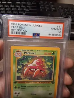 1999 Pokemon Jungle Parasect 1st Edition PSA 10 Gem Mint - Image 4