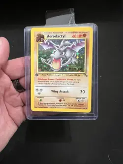 Pokemon 1st Edition Aerodactyl (Prerelease) 1/62 Wotc Promo Holo First Edition - Image 1