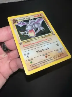 Pokemon 1st Edition Aerodactyl (Prerelease) 1/62 Wotc Promo Holo First Edition - Image 2