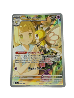 Pokemon TCG LP Lillie's Ribombee 164/159 Sv09: Journey Together Holo 2025 - Image 2