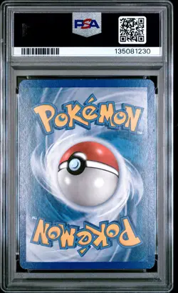 2005 POKEMON EX UNSEEN FORCES #19 VAPOREON-HOLO PSA 6 - Image 2