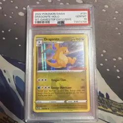 Dragonite 131/195 PSA 10 GameStop Exclusive Stamp Pokemon Slab - Image 1