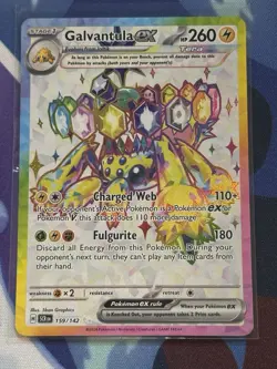 Pokemon TCG Galvantula ex 159/142 S&V Stellar Crown Double Rare Holo NM/M - Image 1