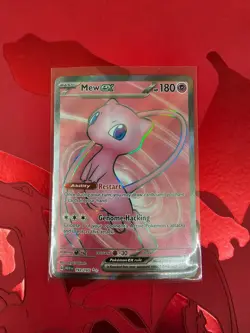 Mew ex 193/165 Ultra Rare S&V 151 Pokemon English Full Art Holo TCG - Image 1