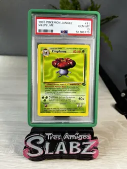 1999 Pokemon Vileplume Jungle 31/64 Rare PSA 10 Gem Mint Vintage WOTC Kinebuchi - Image 1