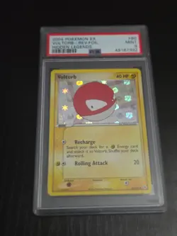 Pokemon Ex Hidden Legends 2004 Reverse Holo Voltorb PSA 9 MINT ENGLISH GRADED - Image 1