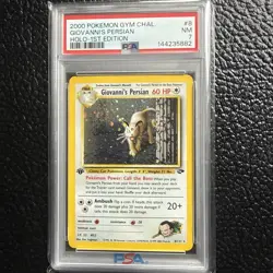 Pokemon TCG Giovanni's Persian 8/132 Gym Challenge Holo Rare Unlimited - Image 1