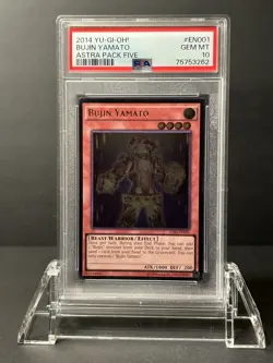 Yugioh Bujin Yamato AP05 - EN001 Ultimate Rare PSA 10 - Image 1