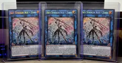 3x Yu-Gi-Oh! Sky Striker Ace=Zero DUAD-EN049 Secret Rare 1st Edition Near Mint - Image 1